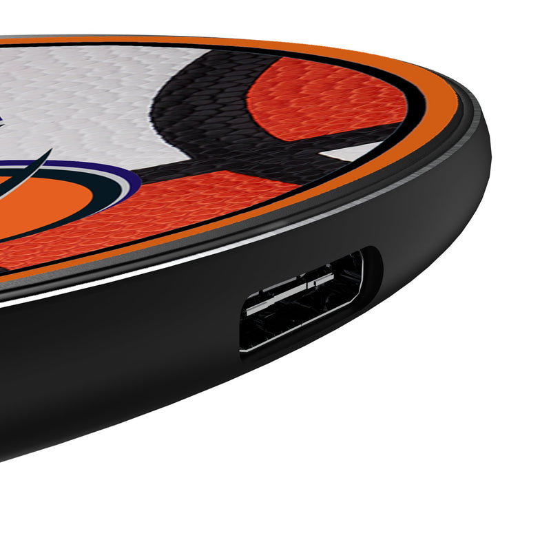 Phoenix Mercury Basketball 15-Watt Wireless Charger Detail.Jpg