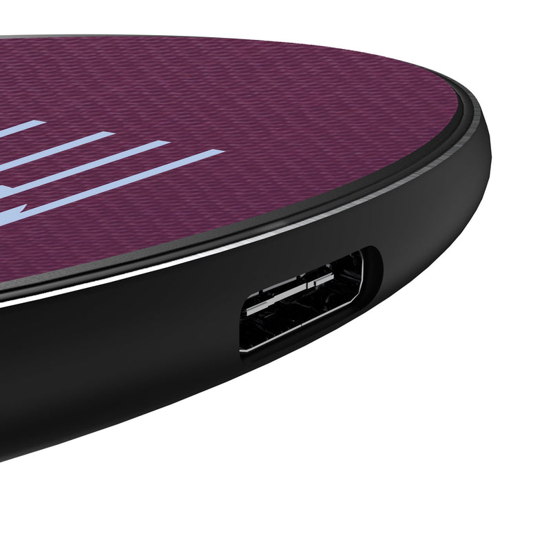 Toronto Tempo Personalized Endzone Solid 15-Watt Wireless Charger Detail.Jpg
