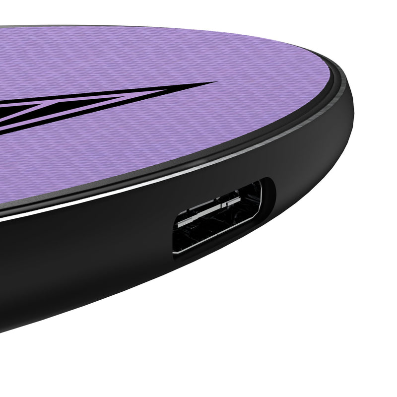 Golden State Valkyries Solid 15-Watt Wireless Charger Detail.Jpg