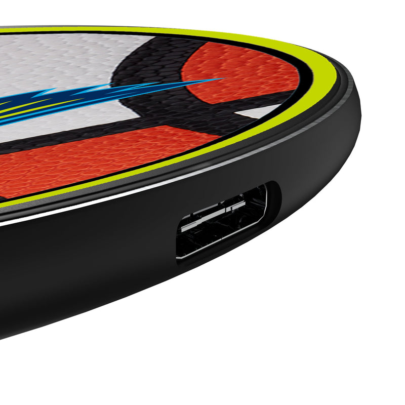 Dallas Wings Basketball 15-Watt Wireless Charger Detail.Jpg