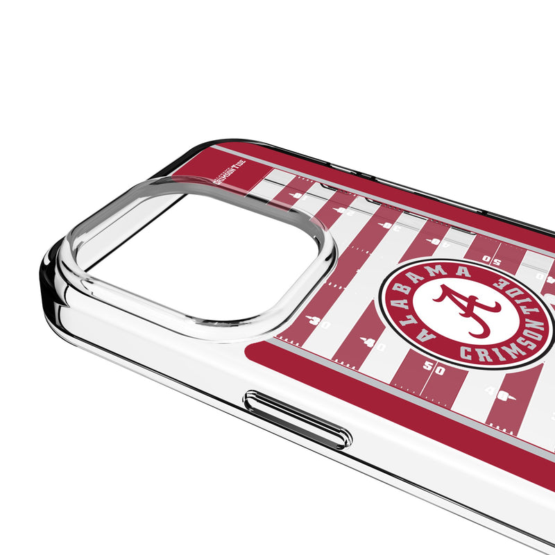 University of Alabama Crimson Tide Field iPhone Clear Phone Case for Apple iPhone Detail.Jpg