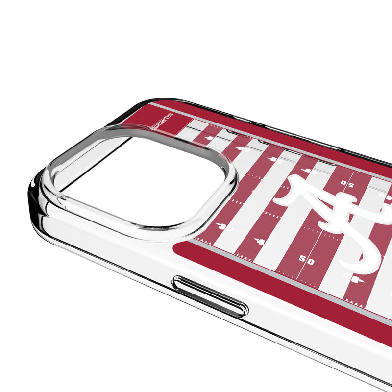 University of Alabama Crimson Tide Script A Field iPhone Clear Phone Case for Apple iPhone Detail.Jpg
