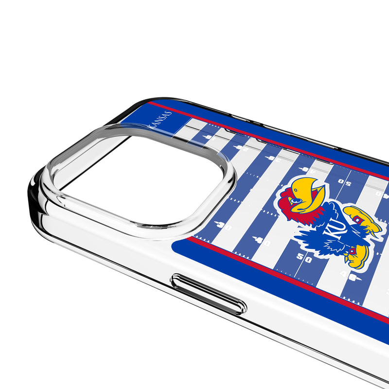 University of Kansas Jayhawks Field iPhone Clear Phone Case for Apple iPhone Detail.Jpg