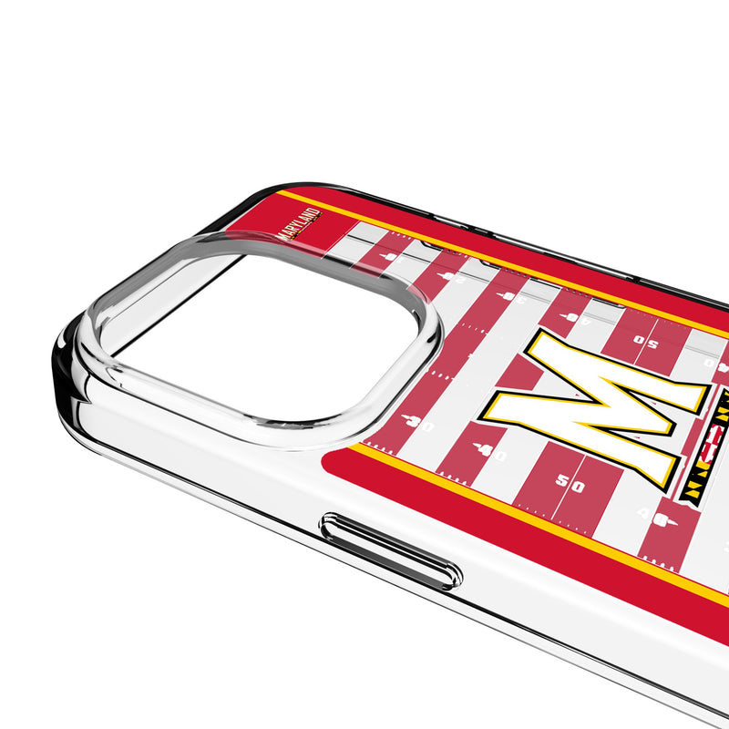 University of Maryland Terrapins Field iPhone Clear Phone Case for Apple iPhone Detail.Jpg