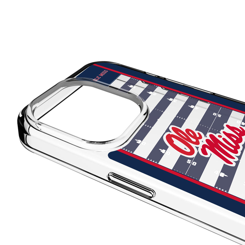 University of Mississippi Rebels Field iPhone Clear Phone Case for Apple iPhone Detail.Jpg