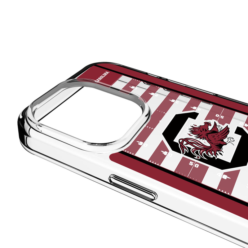 University of South Carolina Gamecocks Field iPhone Clear Phone Case for Apple iPhone Detail.Jpg