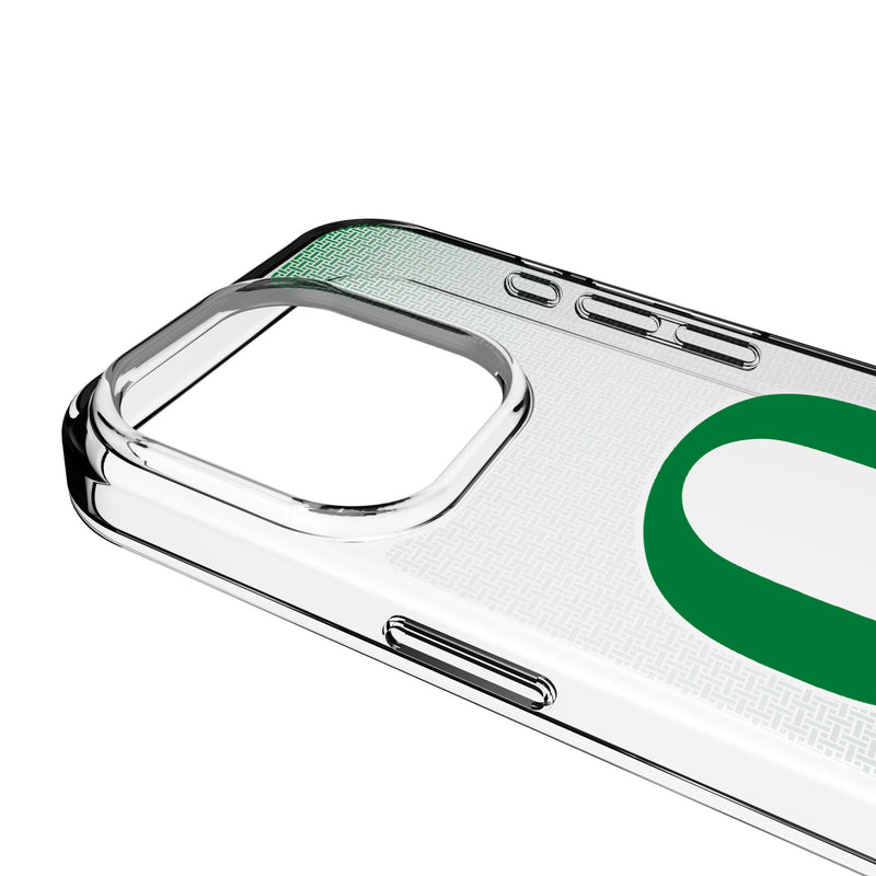 University of Oregon Ducks Linen iPhone Clear Phone Case for Apple iPhone Detail.Jpg