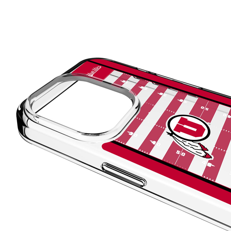 University of Utah Utes Field iPhone Clear Phone Case for Apple iPhone Detail.Jpg