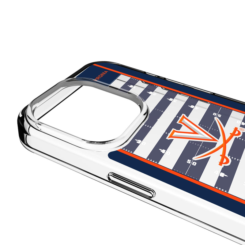 University of Virginia Cavaliers Field iPhone Clear Phone Case for Apple iPhone Detail.Jpg