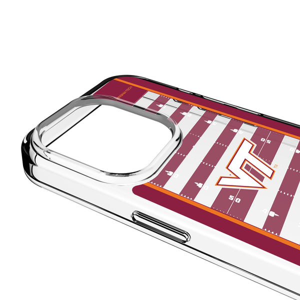 Virginia Tech Hokies Field iPhone Clear Phone Case for Apple iPhone Detail.Jpg