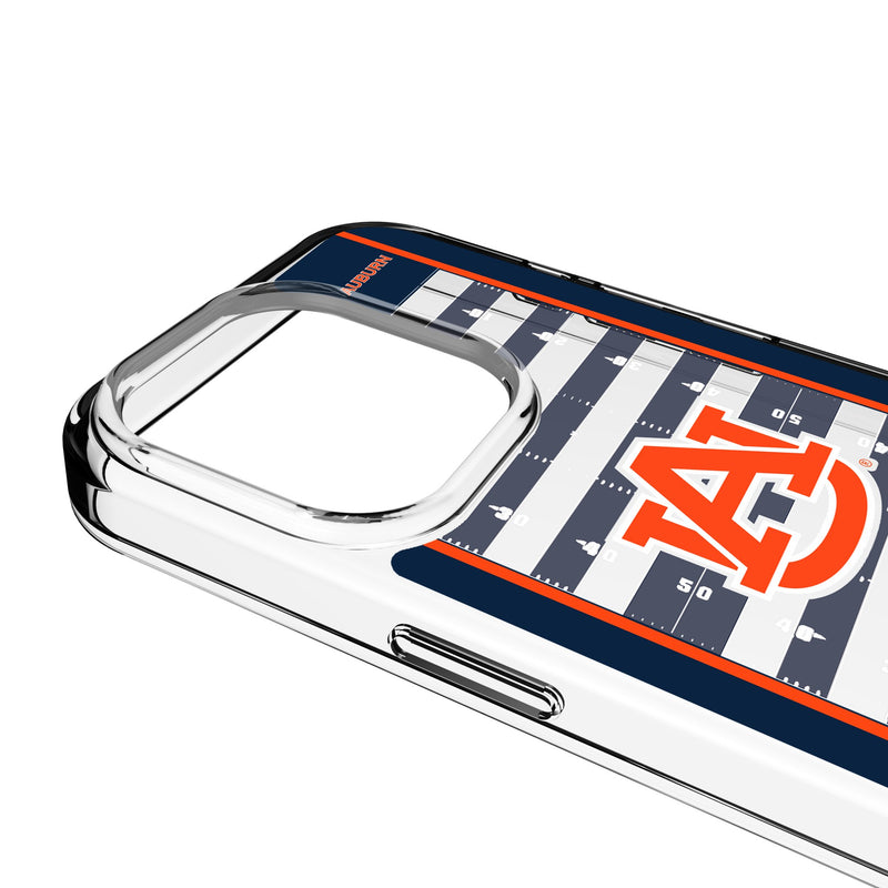University of Auburn Tigers Field iPhone Clear Phone Case for Apple iPhone Detail.Jpg