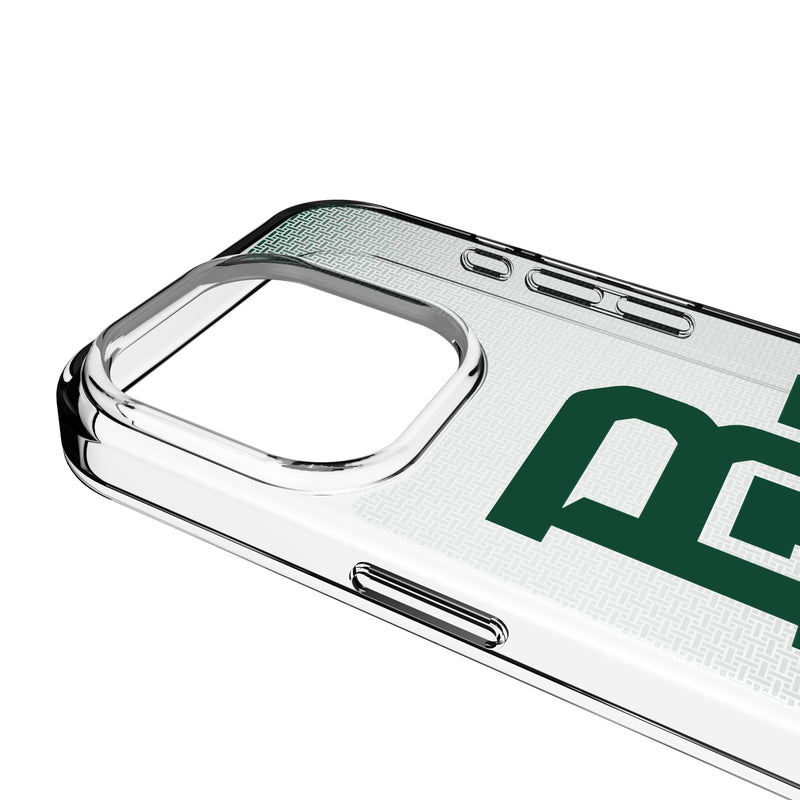 Baylor University Bears Linen iPhone Clear Phone Case for Apple iPhone Detail.Jpg