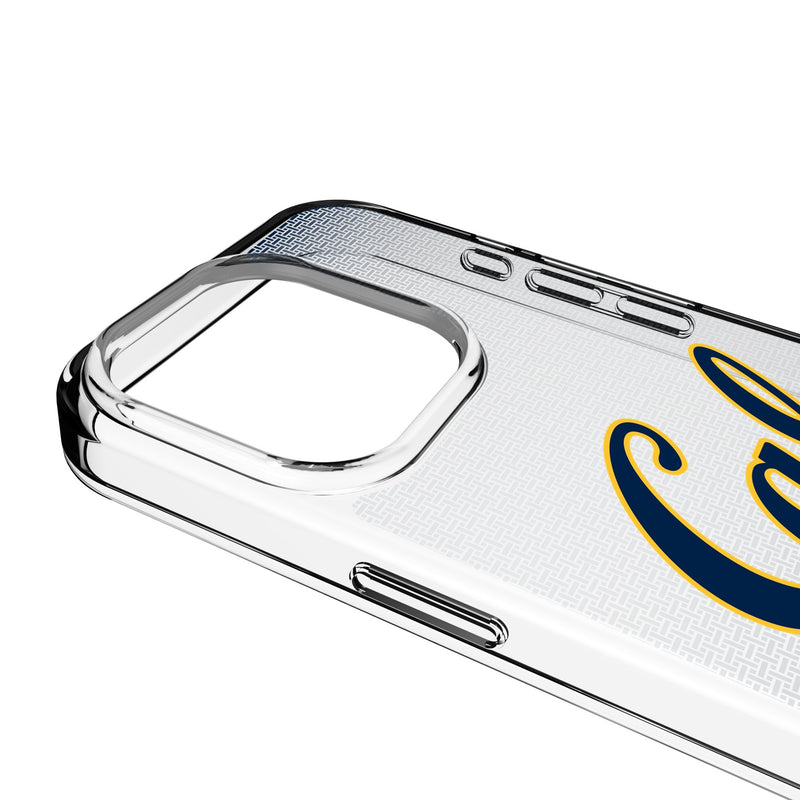 University of California Berkeley Golden Bears Linen iPhone Clear Phone Case for Apple iPhone Detail.Jpg