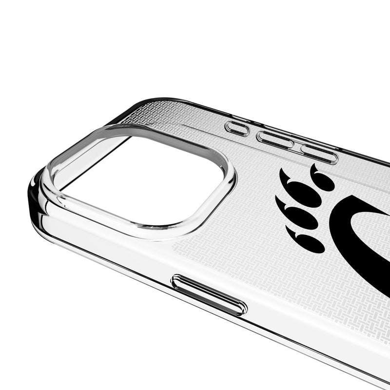 University of Cincinnati Bearcats Linen iPhone Clear Phone Case for Apple iPhone Detail.Jpg