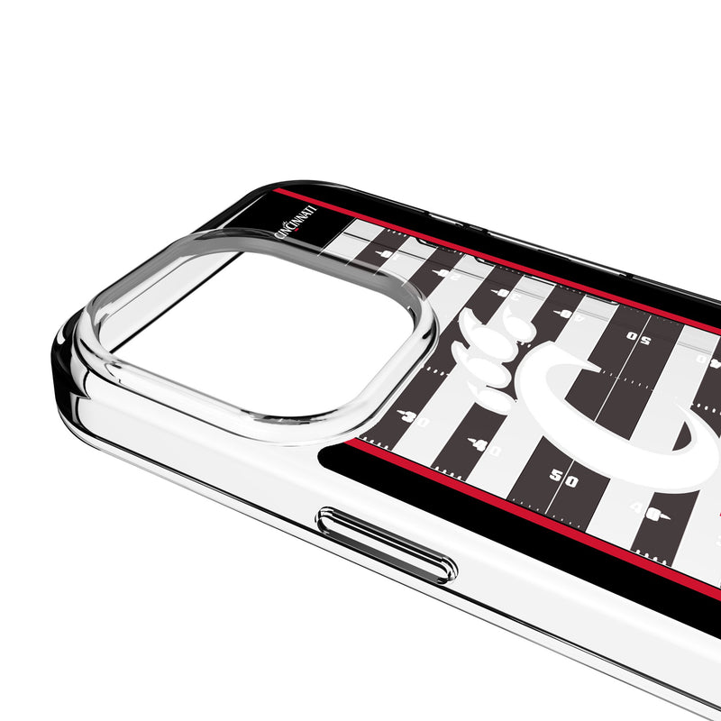 University of Cincinnati Bearcats Field iPhone Clear Phone Case for Apple iPhone Detail.Jpg