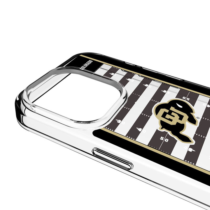 University of Colorado Buffaloes Field iPhone Clear Phone Case for Apple iPhone Detail.Jpg