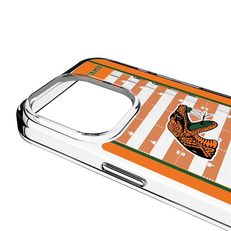 Florida A&M University Rattlers Field iPhone Clear Phone Case for Apple iPhone Detail.Jpg