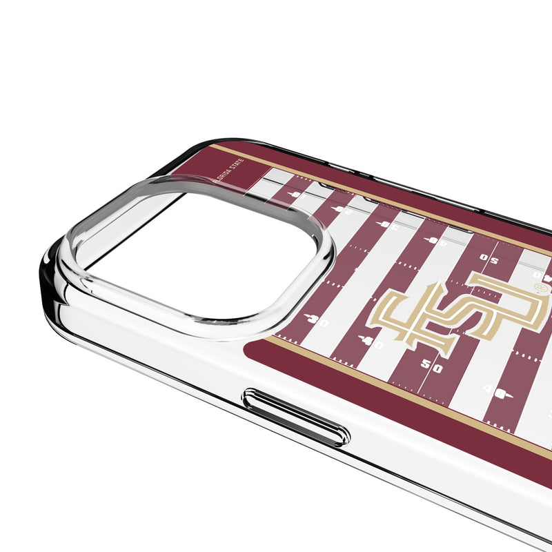 Florida State University Seminoles Athletic Wordmark Field iPhone Clear Phone Case for Apple iPhone Detail.Jpg