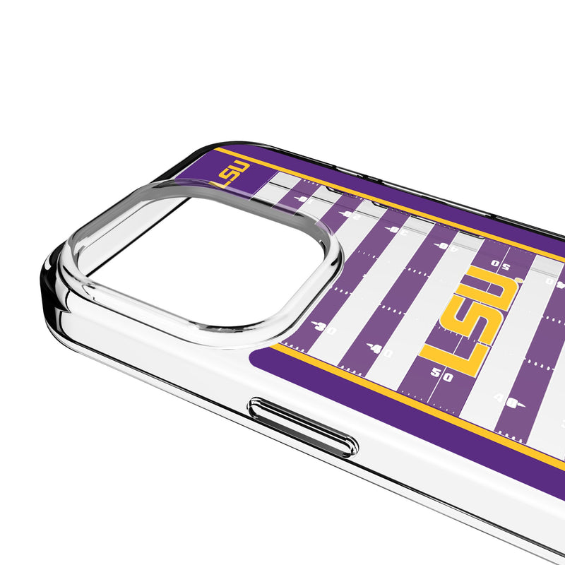 Louisiana State University Tigers Field iPhone Clear Phone Case for Apple iPhone Detail.Jpg