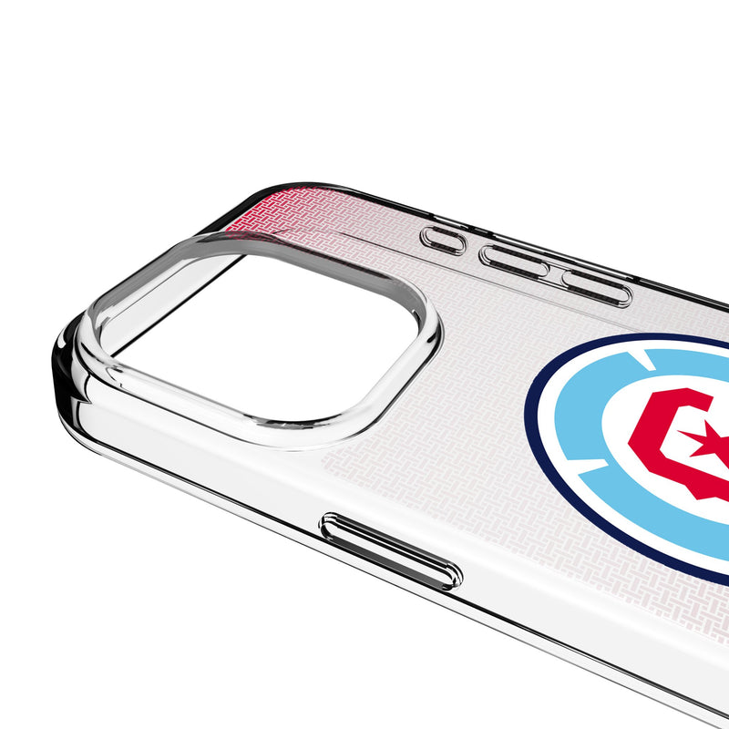 Chicago Fire Linen iPhone Clear Phone Case for Apple iPhone Detail.Jpg