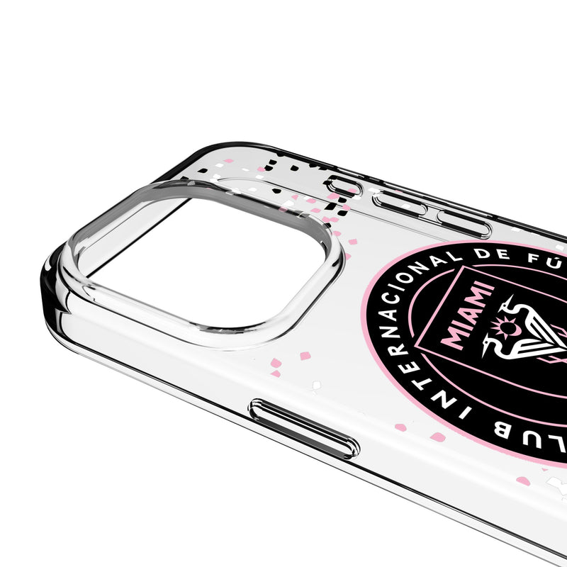 Inter Miami CF Confetti iPhone Clear Phone Case for Apple iPhone Detail.Jpg