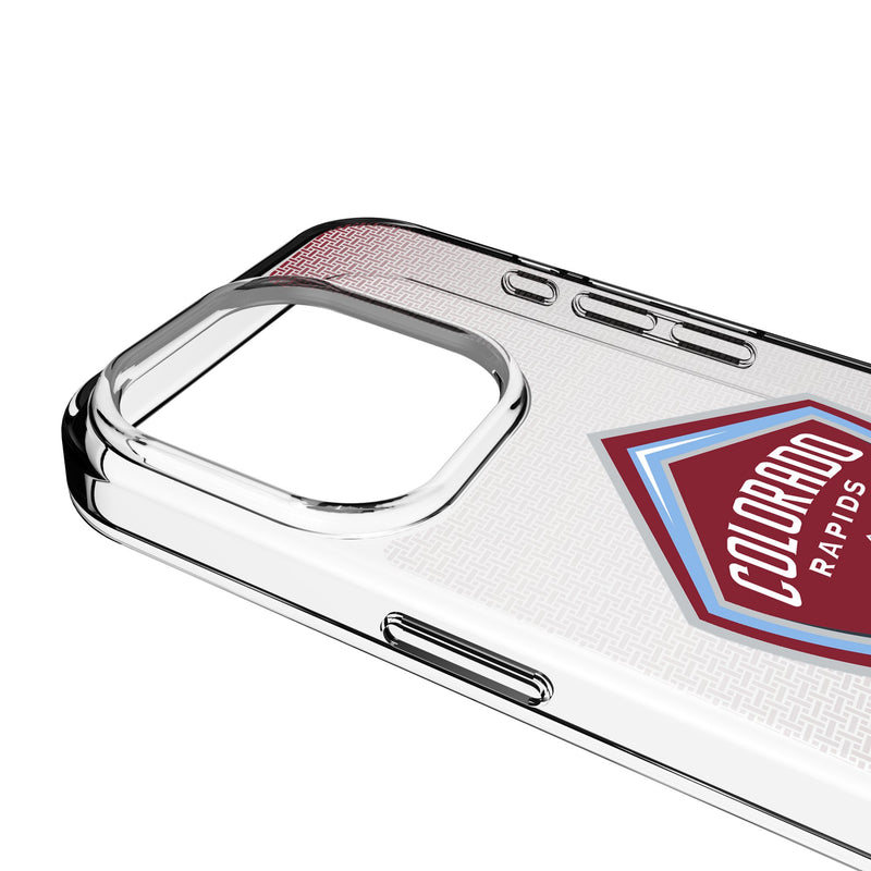 Colorado Rapids Linen iPhone Clear Phone Case for Apple iPhone Detail.Jpg