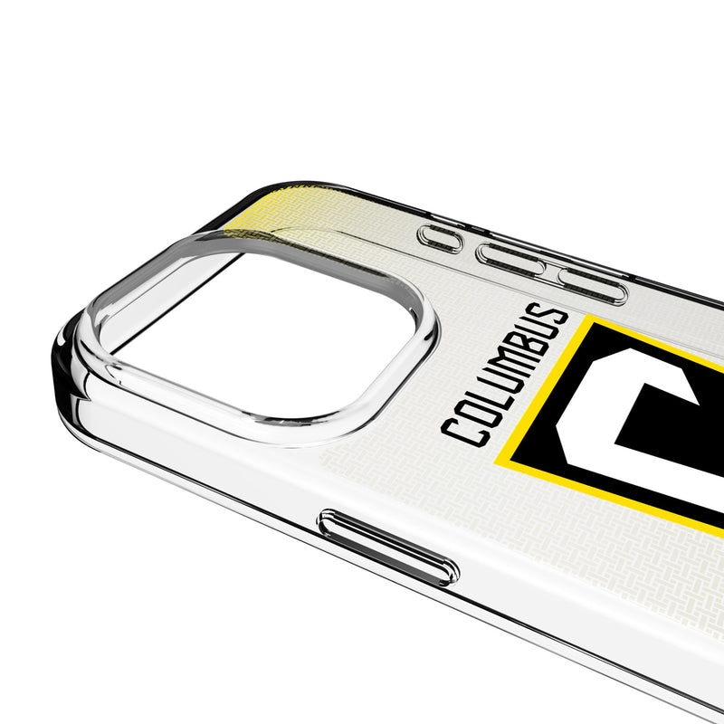 Columbus Crew Linen iPhone Clear Phone Case for Apple iPhone Detail.Jpg