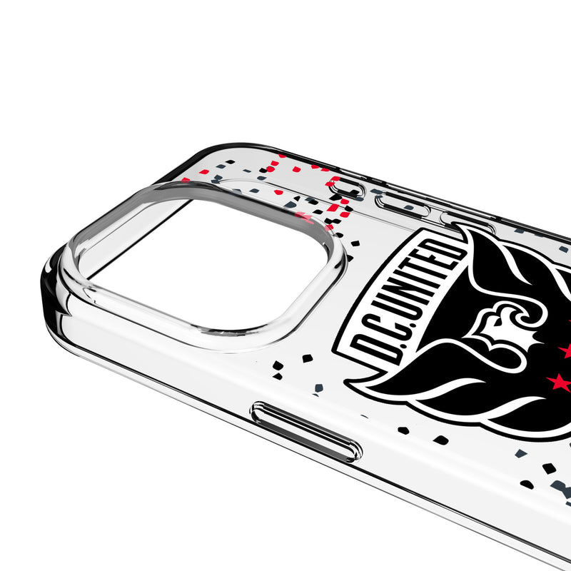 DC United Confetti iPhone Clear Phone Case for Apple iPhone Detail.Jpg