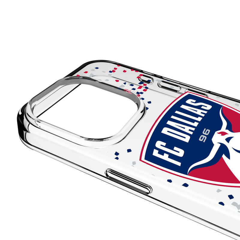 FC Dallas Confetti iPhone Clear Phone Case for Apple iPhone Detail.Jpg