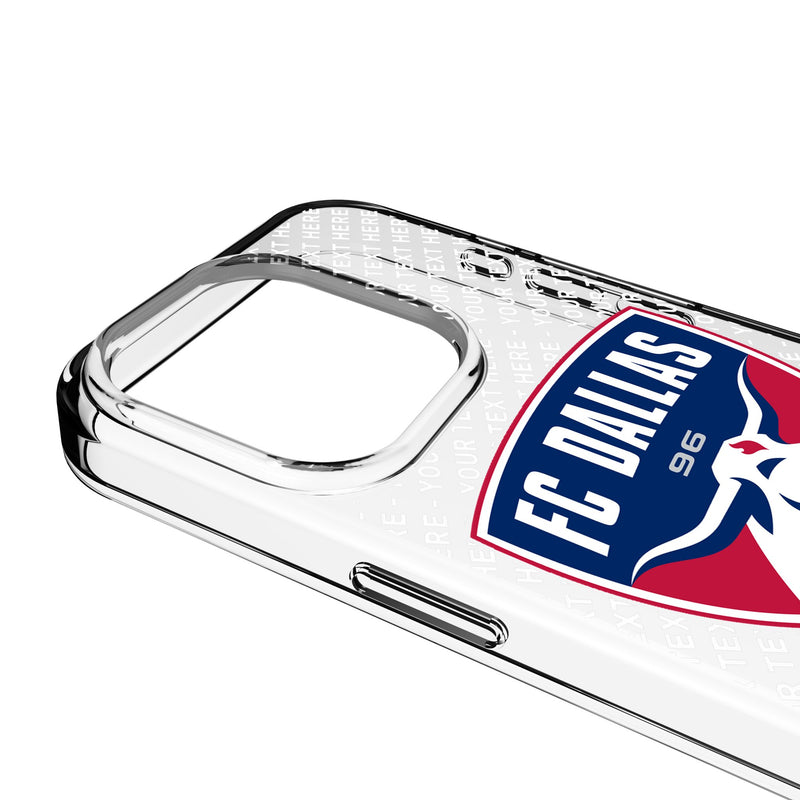 FC Dallas Personalized EndZone Plus iPhone Clear Phone Case for Apple iPhone Detail.Jpg