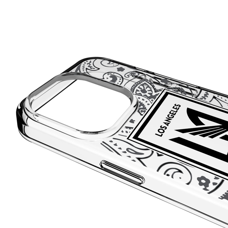 Los Angeles Football Club Paisley iPhone Clear Phone Case for Apple iPhone Detail.Jpg