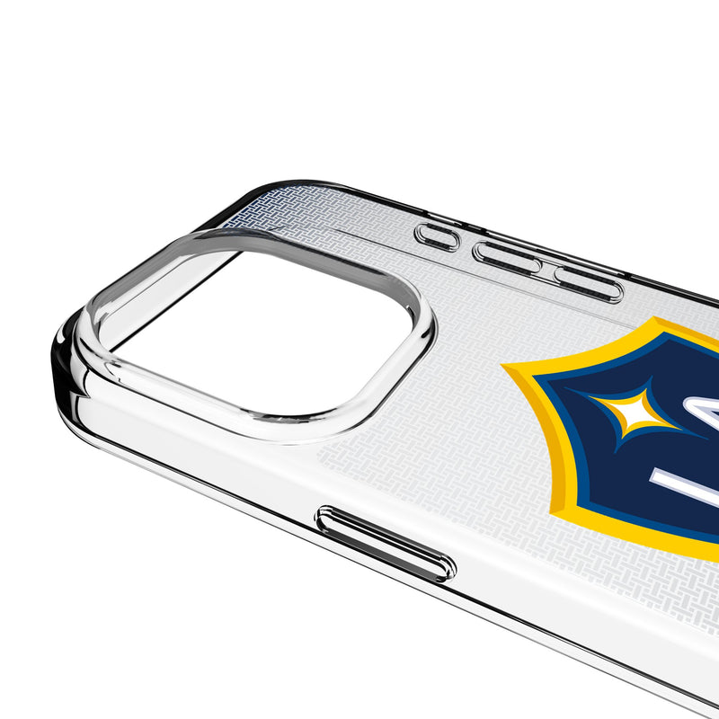LA Galaxy Linen iPhone Clear Phone Case for Apple iPhone Detail.Jpg