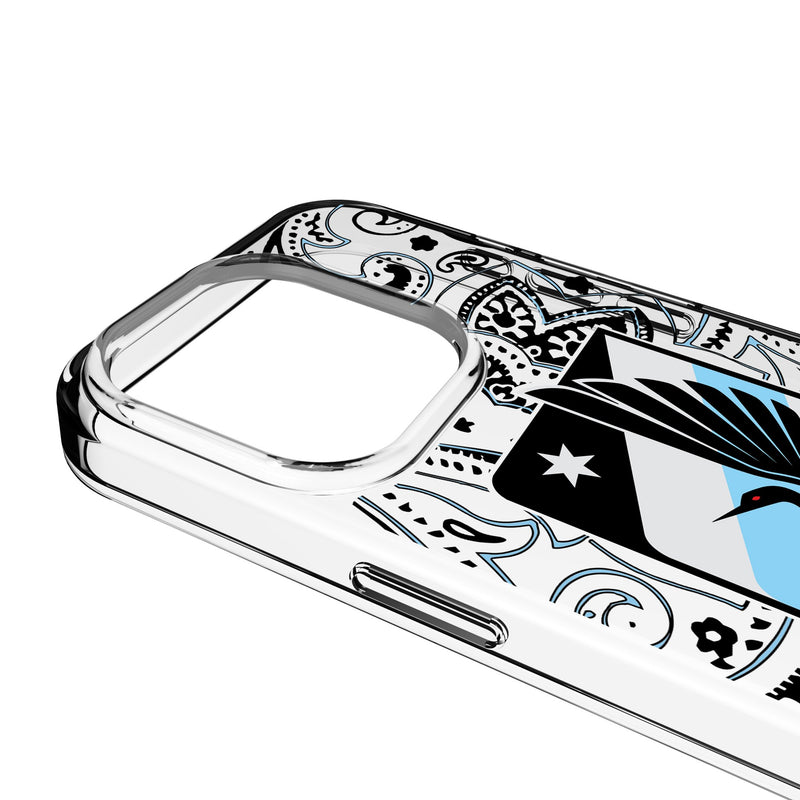 Minnesota United FC Paisley iPhone Clear Phone Case for Apple iPhone Detail.Jpg