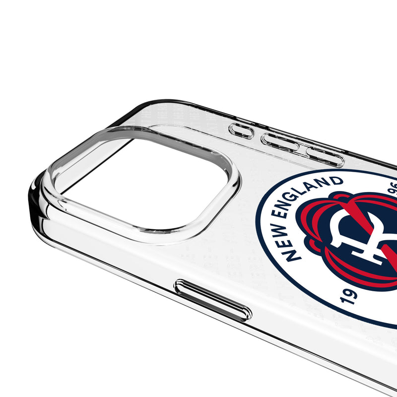 New England Revolution Personalized EndZone Plus iPhone Clear Phone Case for Apple iPhone Detail.Jpg