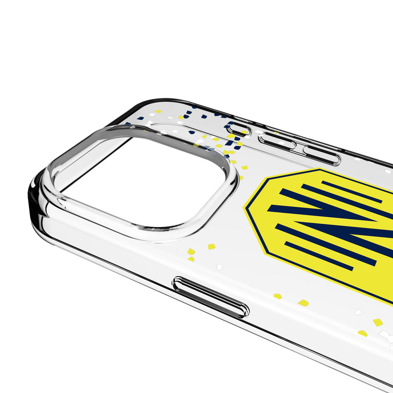 Nashville SC Confetti iPhone Clear Phone Case for Apple iPhone Detail.Jpg