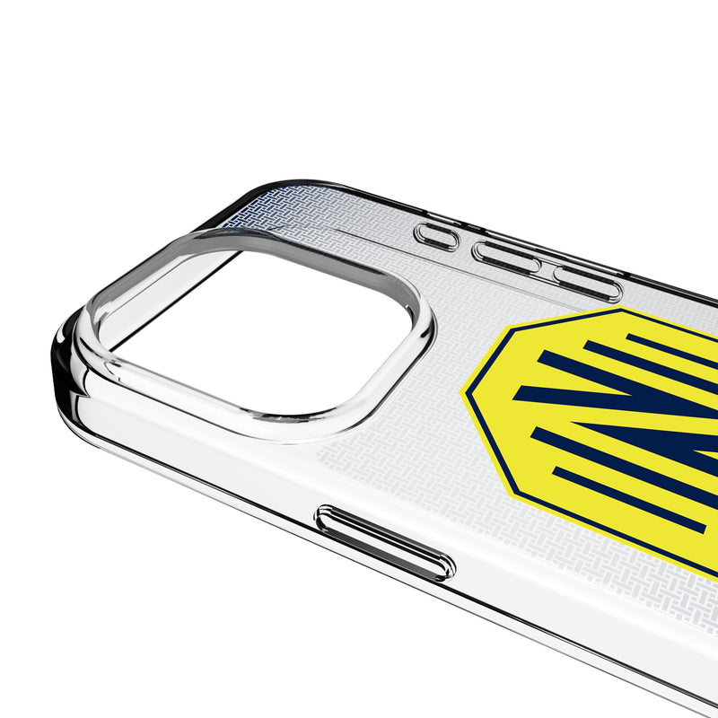 Nashville SC Linen iPhone Clear Phone Case for Apple iPhone Detail.Jpg