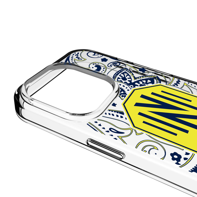 Nashville SC Paisley iPhone Clear Phone Case for Apple iPhone Detail.Jpg