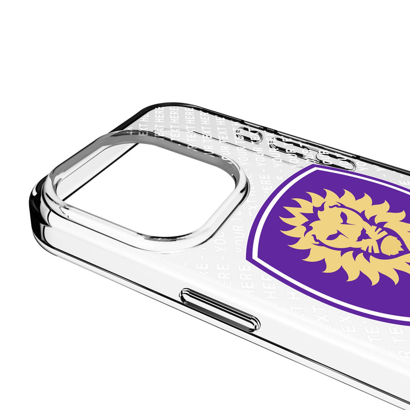 Orlando City Soccer Club Personalized EndZone Plus iPhone Clear Phone Case for Apple iPhone Detail.Jpg
