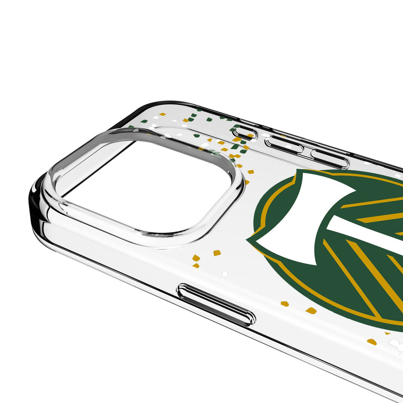 Portland Timbers Confetti iPhone Clear Phone Case for Apple iPhone Detail.Jpg