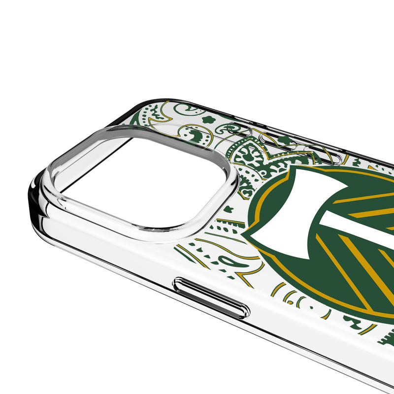 Portland Timbers Paisley iPhone Clear Phone Case for Apple iPhone Detail.Jpg