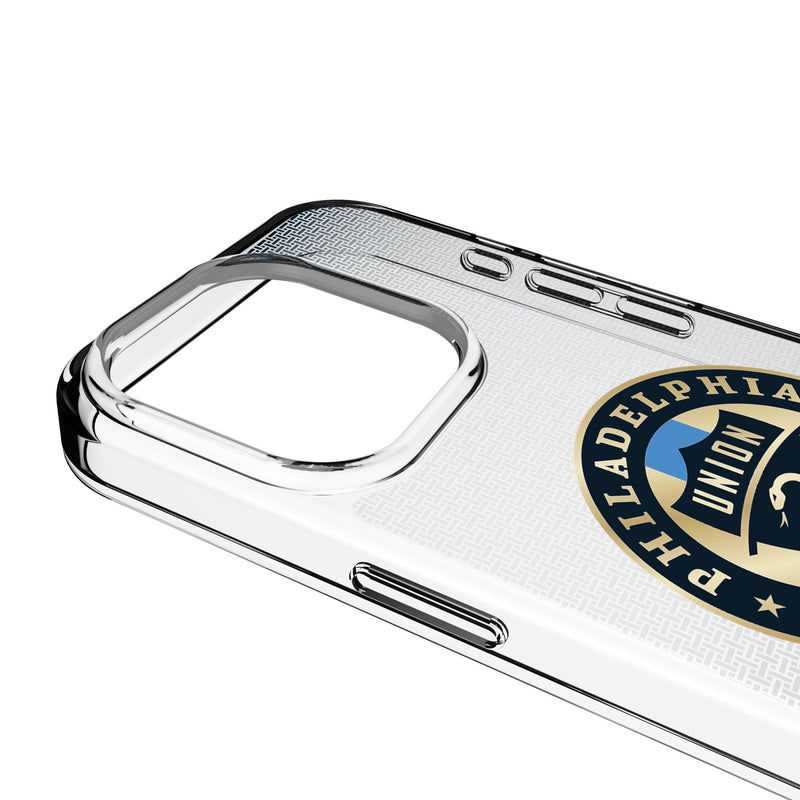 Philadelphia Union Linen iPhone Clear Phone Case for Apple iPhone Detail.Jpg