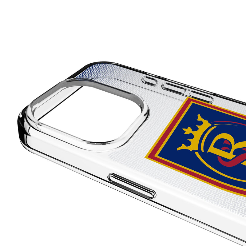 Real Salt Lake Linen iPhone Clear Phone Case for Apple iPhone Detail.Jpg
