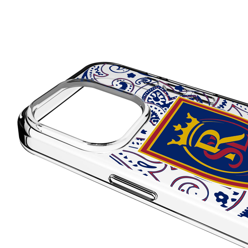 Real Salt Lake Paisley iPhone Clear Phone Case for Apple iPhone Detail.Jpg
