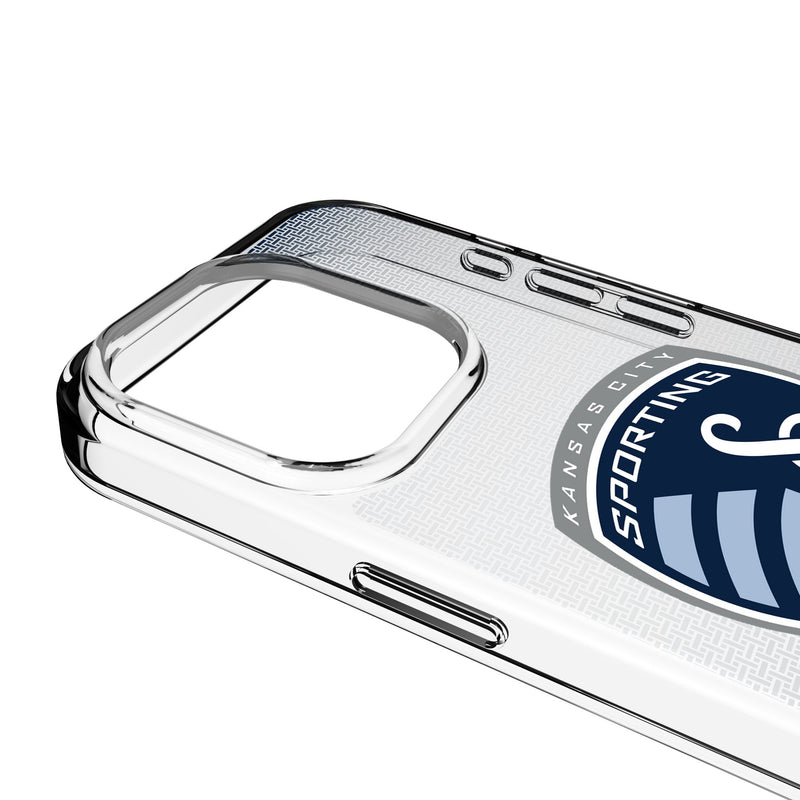 Sporting Kansas City Linen iPhone Clear Phone Case for Apple iPhone Detail.Jpg