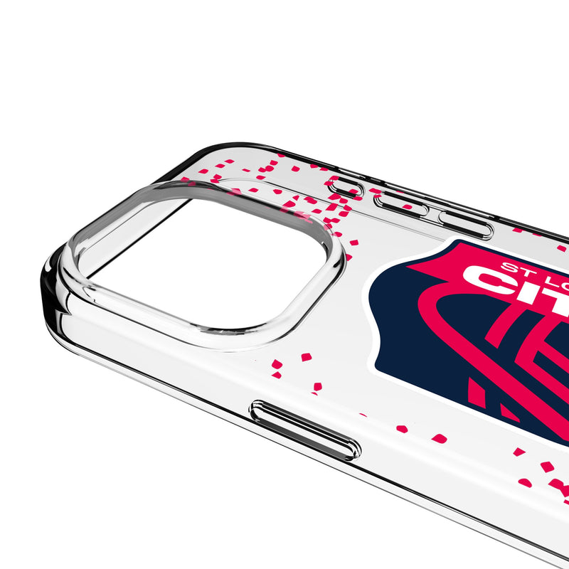 St. Louis CITY SC Confetti iPhone Clear Phone Case for Apple iPhone Detail.Jpg
