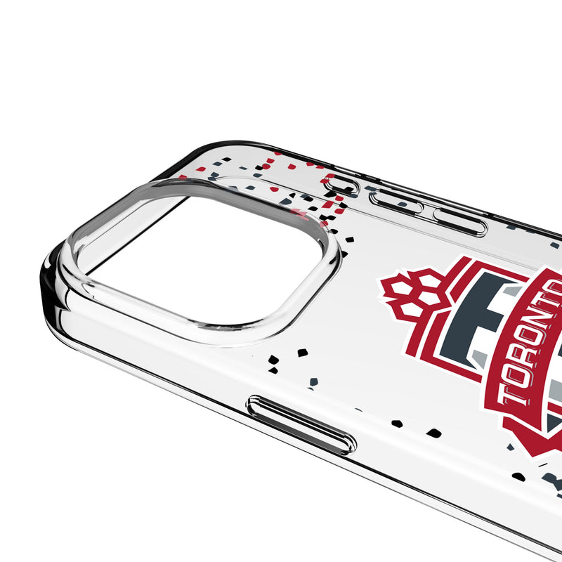 Toronto FC Confetti iPhone Clear Phone Case for Apple iPhone Detail.Jpg