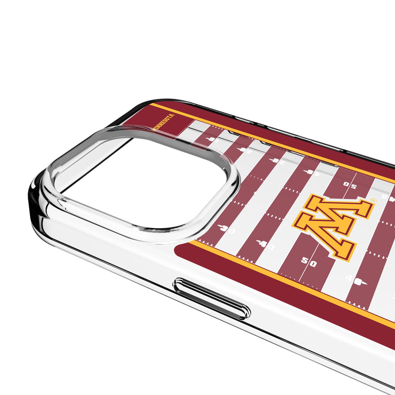 University of Minnesota Golden Gophers Field iPhone Clear Phone Case for Apple iPhone Detail.Jpg
