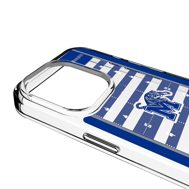 University of Memphis Tigers Field iPhone Clear Phone Case for Apple iPhone Detail.Jpg