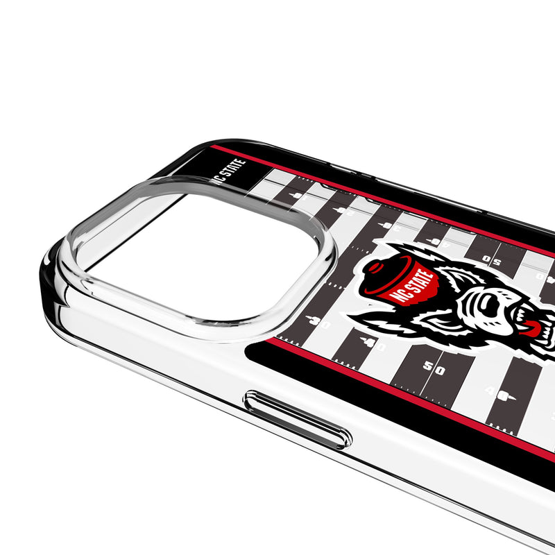 North Carolina State University Wolfpack Field iPhone Clear Phone Case for Apple iPhone Detail.Jpg