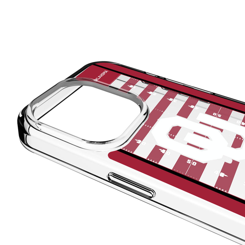 University of Oklahoma Sooners Field iPhone Clear Phone Case for Apple iPhone Detail.Jpg